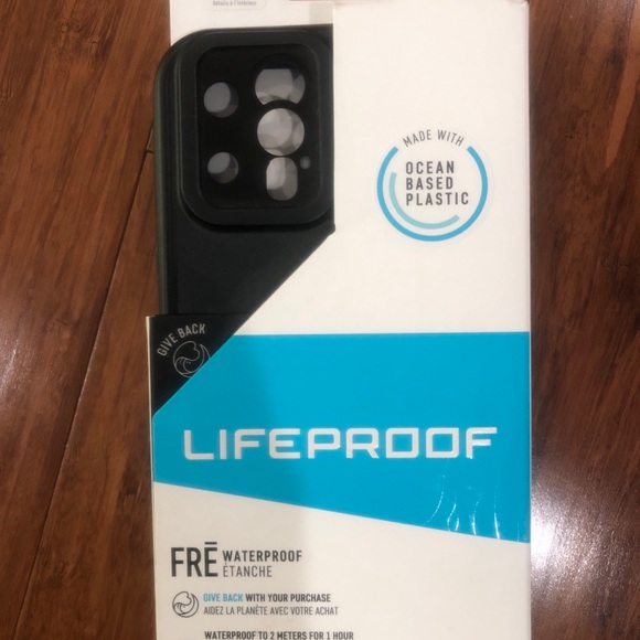 iPhone 12 Pro Max LifeProof FRE Ocean-Based Plastic Case - Black - Picture 1 of 2